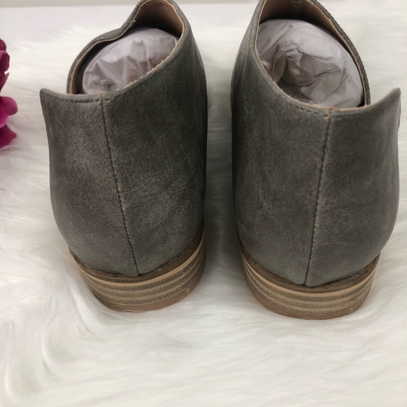 FINAL💕 Last Size 6 Marbled Grey Open Shank Flats - Picture 4 of 8